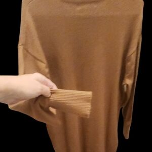 Women's Tan Sweater Dress